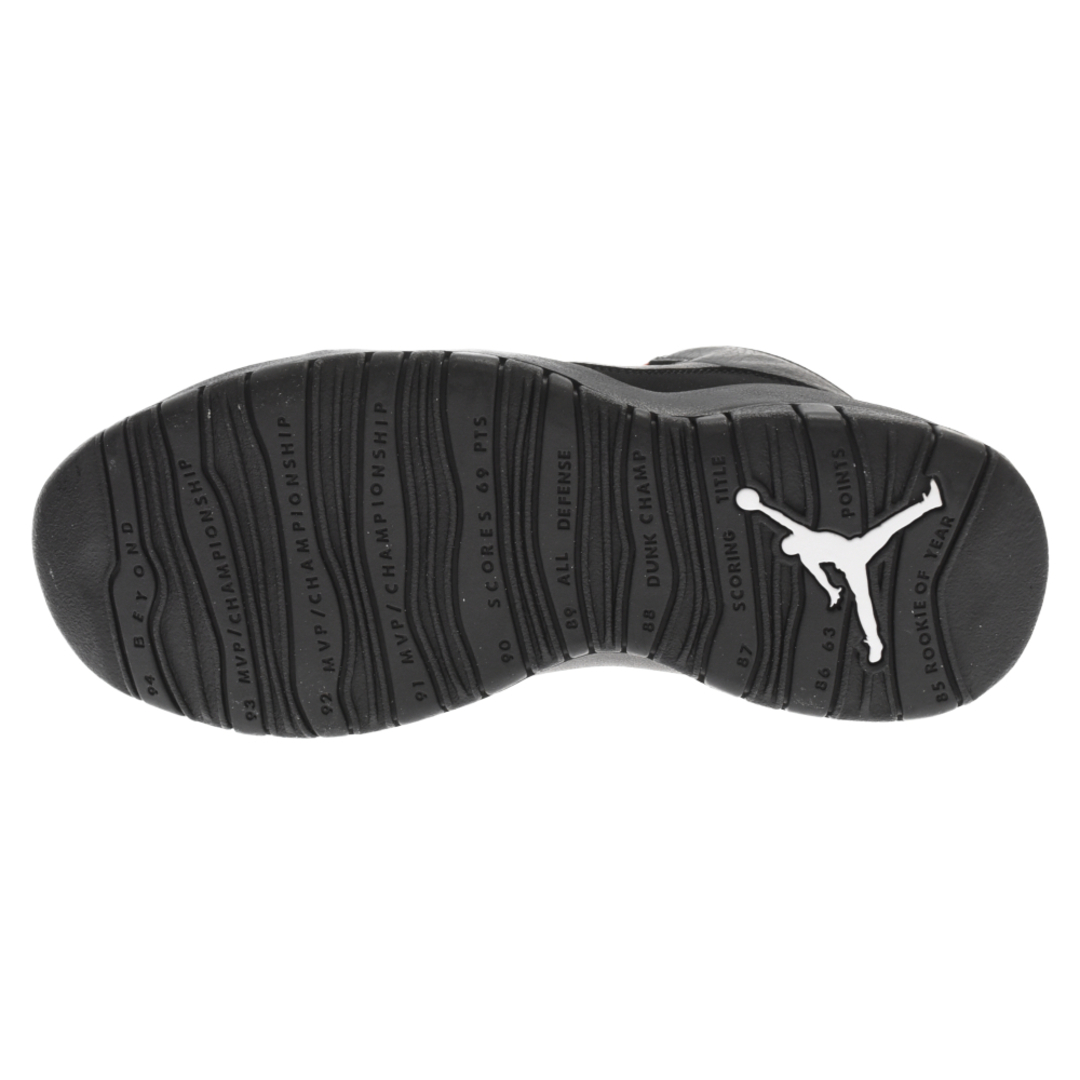 NIKE(ナイキ)のNIKE ナイキ Air Jordan 10 Retro Blackout エアジョーダン 10 レトロ ブラックアウト ハイカットスニーカー US8.5/26.5cm ブラック 310805-010 メンズの靴/シューズ(スニーカー)の商品写真