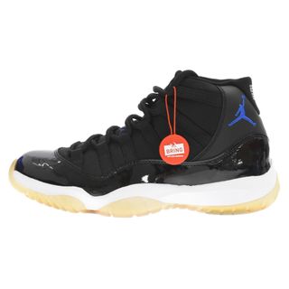 ナイキ(NIKE)のNIKE ナイキ 2009年製 AIR JORDAN 11 RETRO SPACE JAM エアジョーダン11 レトロ スペース ジャム ハイカットスニーカー ブラック US8.5/26.5cm 378037-041(スニーカー)