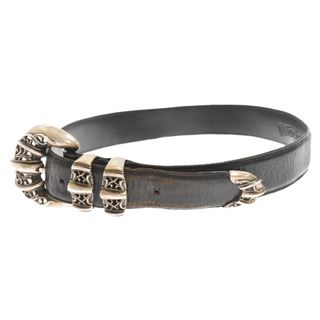 クロムハーツ(Chrome Hearts)のCHROME HEARTS クロムハーツ BLT TALON4PC タロン4PC レザーベルト シルバー/ブラック(ベルト)