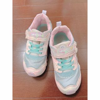 ムーンスター(MOONSTAR )のmoonstar LUVLUSH ゆめかわ　キッズ　スニーカー　18.5cm(スニーカー)