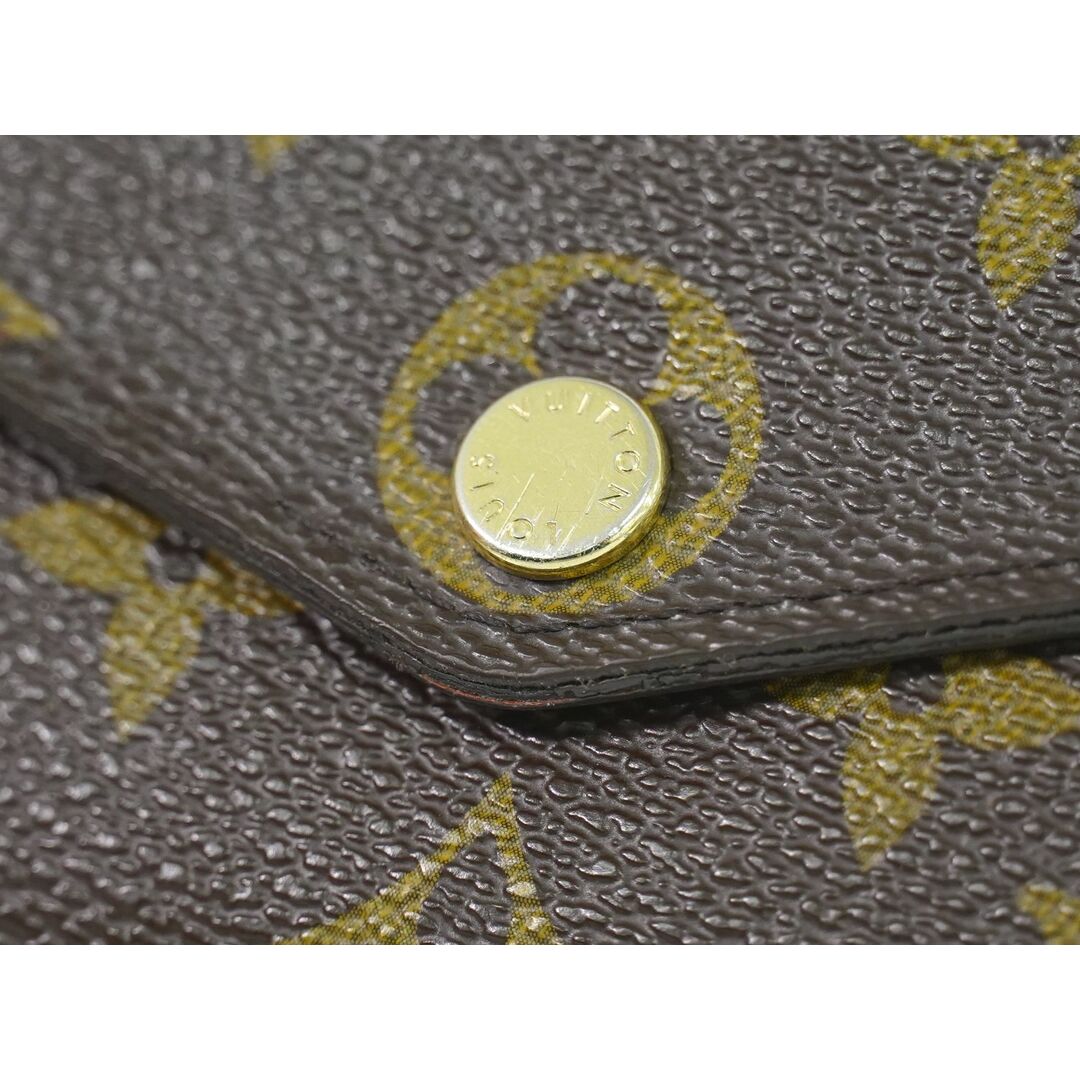 LOUIS VUITTON(ルイヴィトン)の本物 ルイヴィトン LOUIS VUITTON LV ポルトフォイユサラ モノグラム 長財布 ロングウォレット ブラウン M60531 Portefeuille Sarah ビトン 財布 ウォレット 中古 レディースのファッション小物(財布)の商品写真