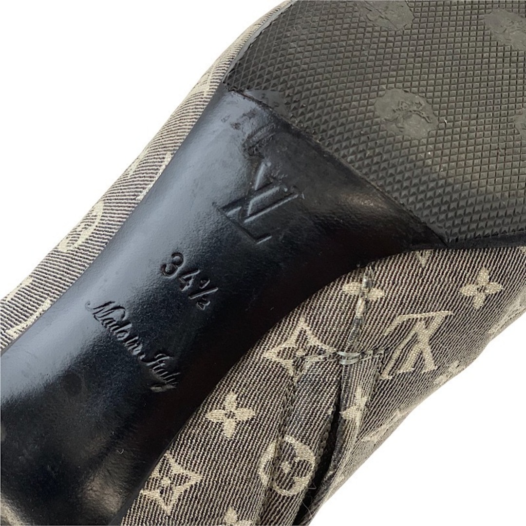 LOUIS VUITTON(ルイヴィトン)のルイヴィトン LOUIS VUITTON モノグラム ブーツ ショートブーツ 靴 シューズ キャンバス レザー グレー アンクルブーツ レディースの靴/シューズ(ブーツ)の商品写真