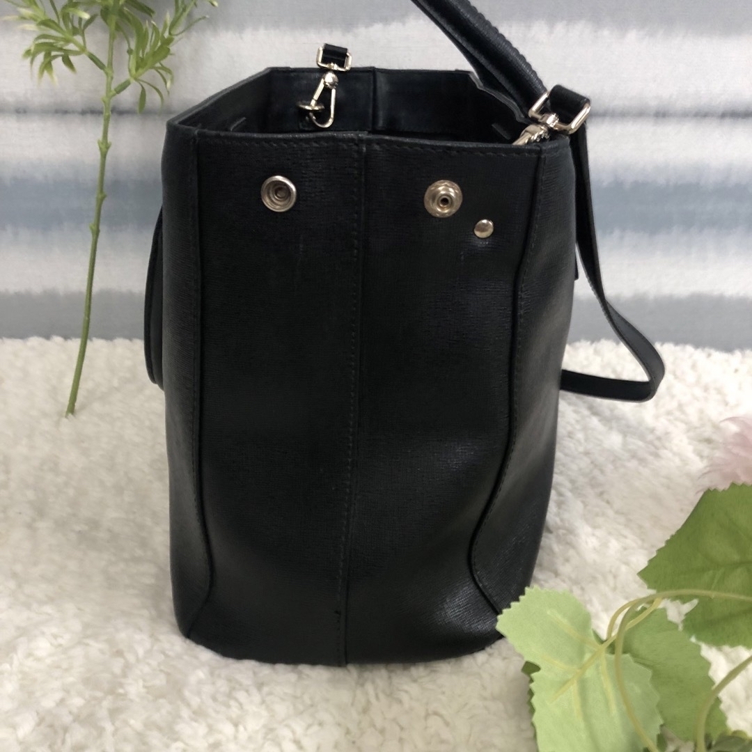 Furla(フルラ)の【FURLA】フルラ　リンダ　トートバッグ　ショルダーバッグ　2way ブラック レディースのバッグ(トートバッグ)の商品写真