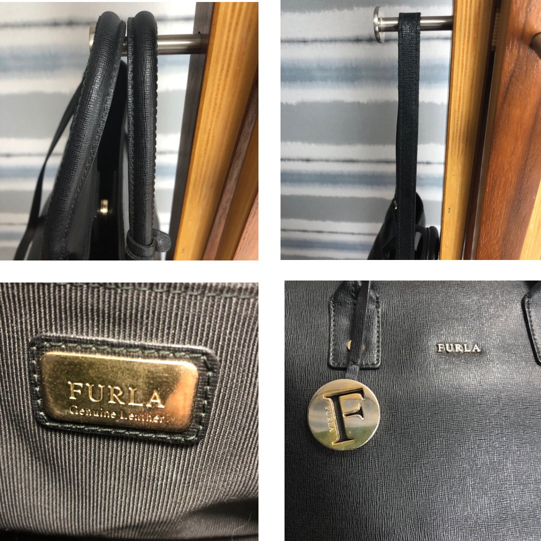 Furla(フルラ)の【FURLA】フルラ　リンダ　トートバッグ　ショルダーバッグ　2way ブラック レディースのバッグ(トートバッグ)の商品写真