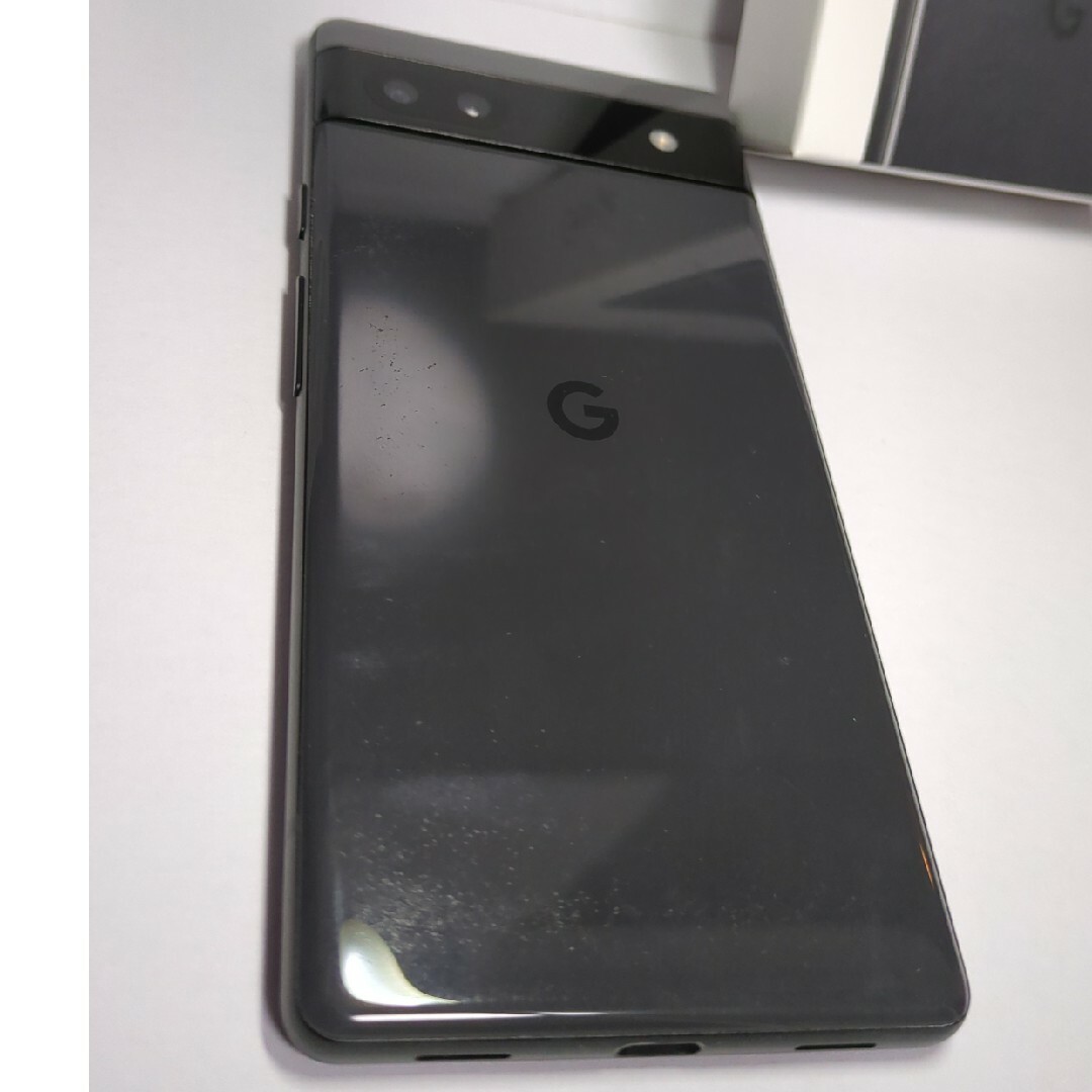 Google Pixel(グーグルピクセル)のGoogle Pixel 6a  チャコール   中古品 スマホ/家電/カメラのスマートフォン/携帯電話(スマートフォン本体)の商品写真