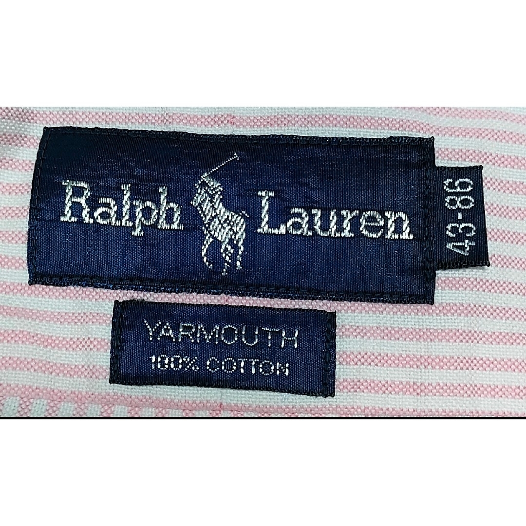 Ralph Lauren(ラルフローレン)のラルフローレン 刺繍ロゴ ストライプ ボタンダウンシャツ メンズのトップス(シャツ)の商品写真