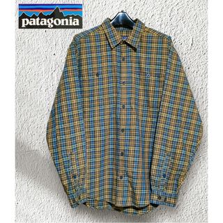 patagonia - patagonia パタゴニア オーガニックコットン チェックシャツ