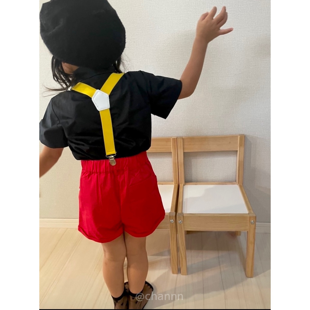 子ども服 ミッキー カラーセット 110cm 4点セット コスプレ 男女兼用 キッズ/ベビー/マタニティのキッズ服女の子用(90cm~)(その他)の商品写真