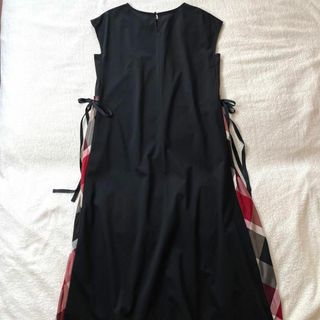 美品 ブルーレーベルクレストブリッジ ロングワンピース サイドプリーツスカート 美品 ブルーレーベルクレストブリッジ ロングワンピース サイドプリーツスカート
