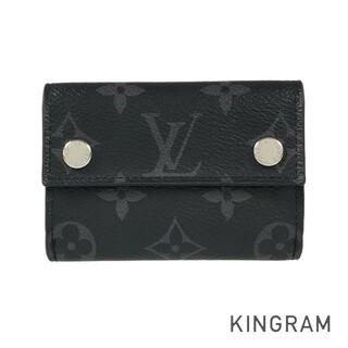 ルイヴィトン(LOUIS VUITTON)のルイ・ヴィトン モノグラム エクリプス ディスカバリー コンパクトウォレット M67630 三つ折り財布(折り財布)