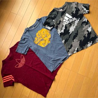 アディダス(adidas)のキッズ　Tシャツ　140   3枚セット adidas(Tシャツ/カットソー)