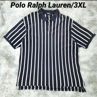 ポロラルフローレン(POLO RALPH LAUREN)のUSA製 Polo Ralph Lauren 鹿の子  ポロシャツ 3XL BI(ポロシャツ)