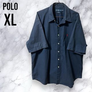 POLO RALPH LAUREN - Polo ポロラルフローレン 半袖シャツ メンズ 紺色 ネイビー XL 送料無料