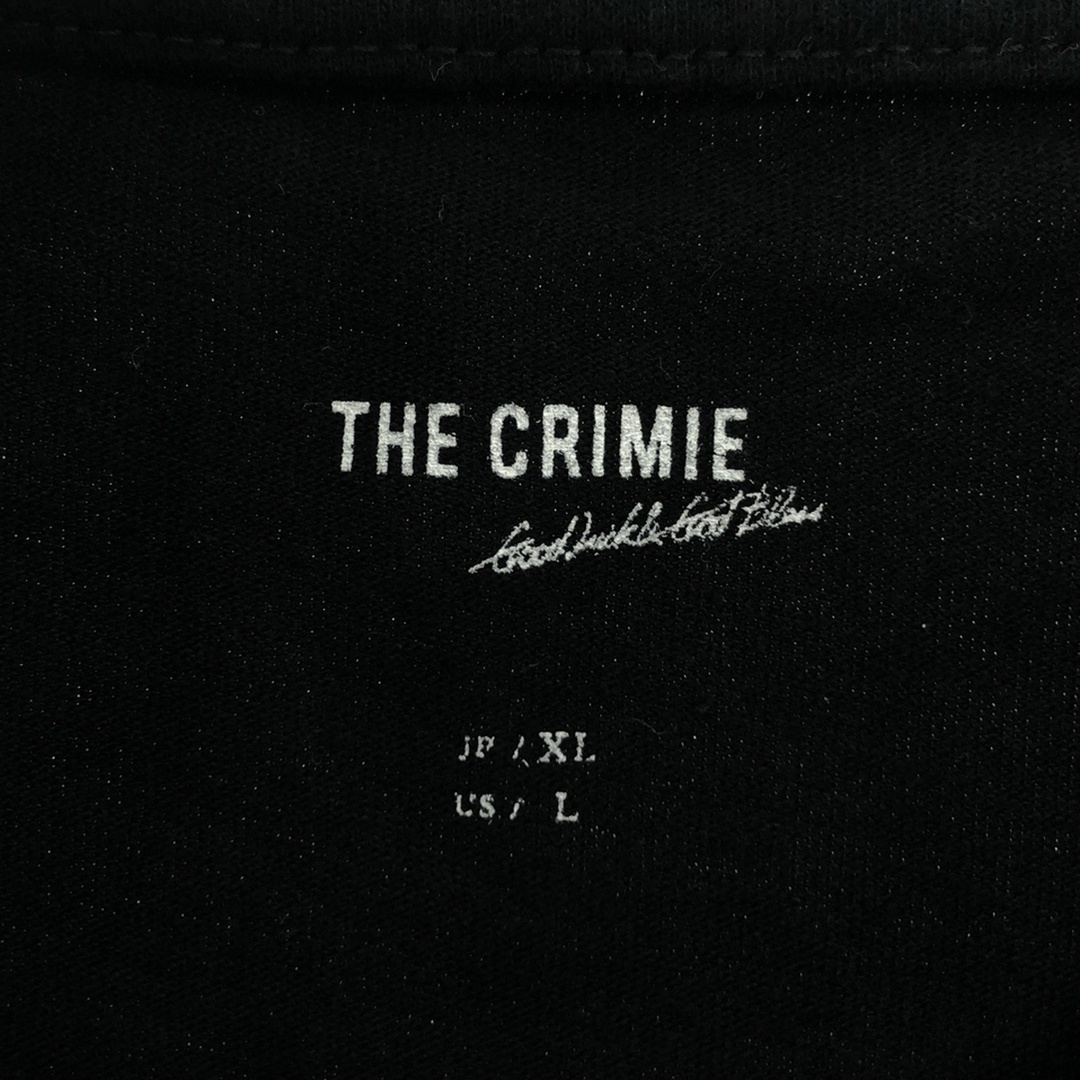 CRIMIE(クライミー)のCRIMIE クライミー BASIC POCKET T SHIRT ポケットTシャツ ブラック XL CR1-02C3 メンズのトップス(Tシャツ/カットソー(半袖/袖なし))の商品写真