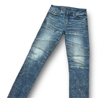 American Eagle - アメリカンイーグル STACKED SKINNY バイカー ストレッチ