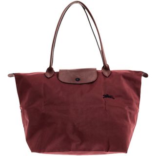 ロンシャン(LONGCHAMP)のLONGCHAMP  ロンシャン ル・プリアージュ トップハンドルバッグ トートバッグ レッド M(トートバッグ)