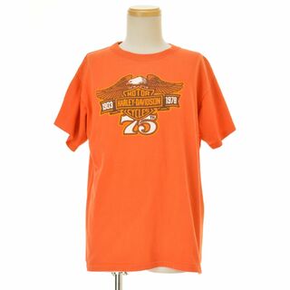 【VINTAGE】70s HARLEY DAVIDSON 75th半袖Tシャツ(Tシャツ/カットソー(半袖/袖なし))