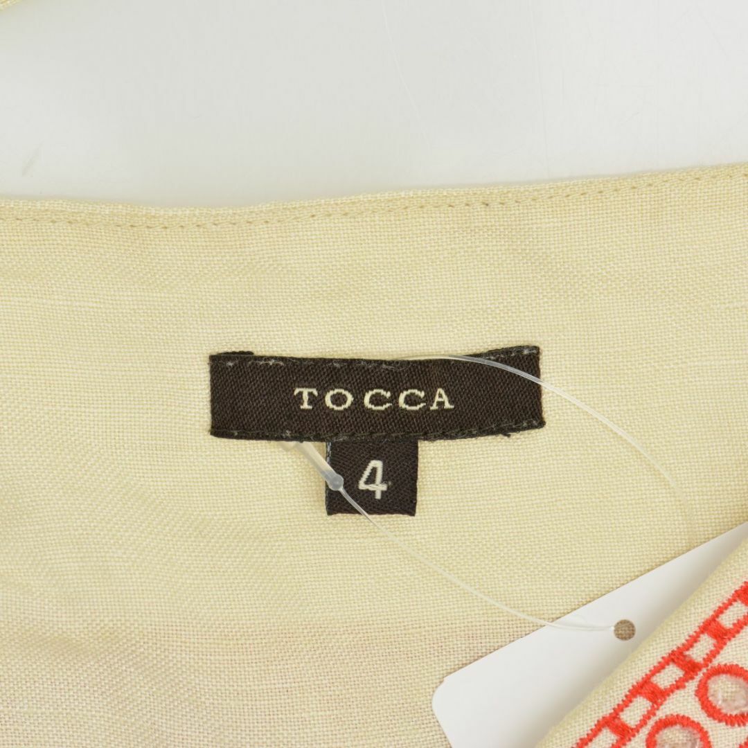 TOCCA(トッカ)の【TOCCA】コットンリネン刺繍キャミソールワンピース レディースのワンピース(ひざ丈ワンピース)の商品写真