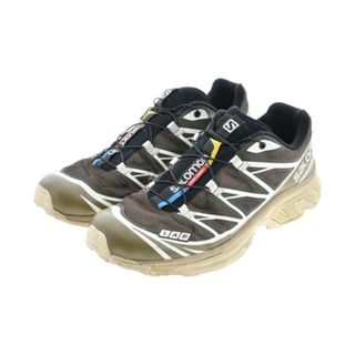 サロモン(SALOMON)のSalomon サロモン スニーカー 26cm 茶xカーキ 【古着】【中古】(スニーカー)