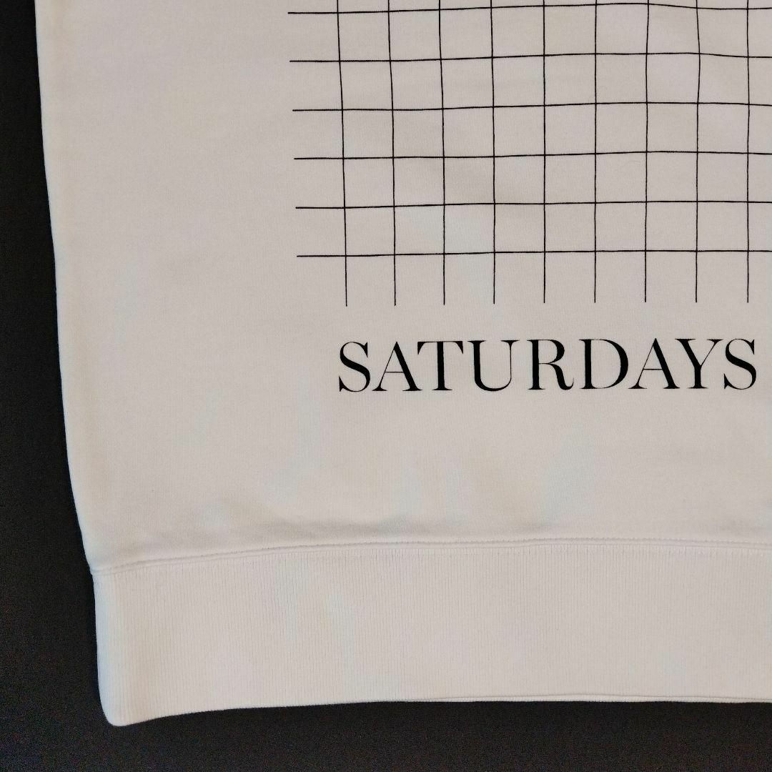 Saturdays NYC(サタデーズニューヨークシティ)の【 WHITE 】XS クルーネック スウェット Saturdays NYC メンズのトップス(スウェット)の商品写真