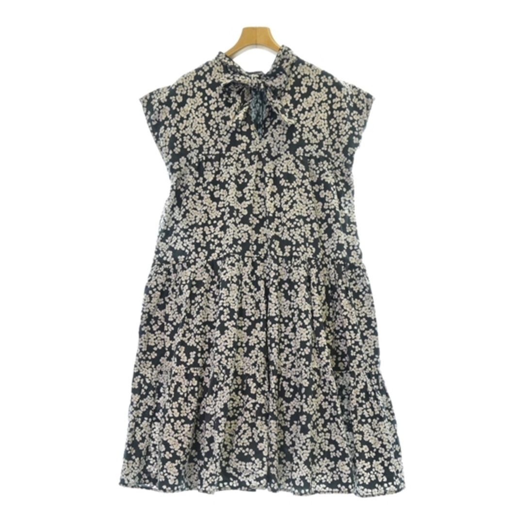 Merlette - Merlette マーレット ワンピース XS グレーx白xピンク等(花 Merlette - Merlette マーレット ワンピース XS グレーx白xピンク等(花
