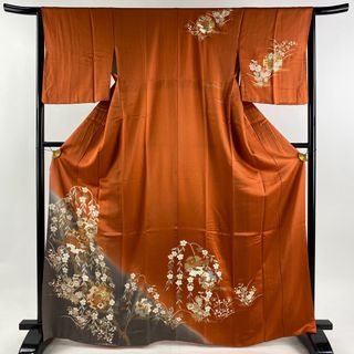 訪問着 身丈166.5cm 裄丈64cm 正絹 美品 秀品 【中古】(着物)