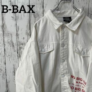 B-BAX USA古着 デニムジャケット ブルゾン 刺繍 M メンズ(Gジャン/デニムジャケット)
