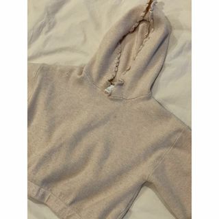 ザラキッズ(ZARA KIDS)のZARAザラキッズ　フード ニットセーター　カシミヤタッチ パーカー (ニット)