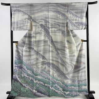 訪問着 身丈164cm 裄丈64.5cm 正絹 美品 逸品 【中古】(着物)