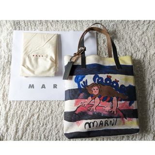 マルニ(Marni)のMARNI マルニ●プリント コットン トートバッグ●新品(トートバッグ)