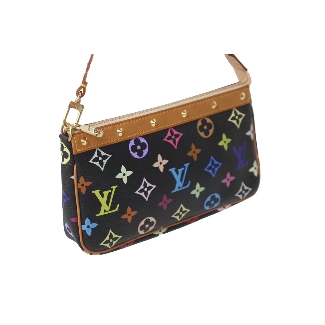 LOUIS VUITTON(ルイヴィトン)のLOUIS VUITTON ルイヴィトン モノグラムマルチ ポシェット アクセソワ―ル M92648 村上隆 ワンショルダー 美品 中古 62506 レディースのファッション小物(ポーチ)の商品写真