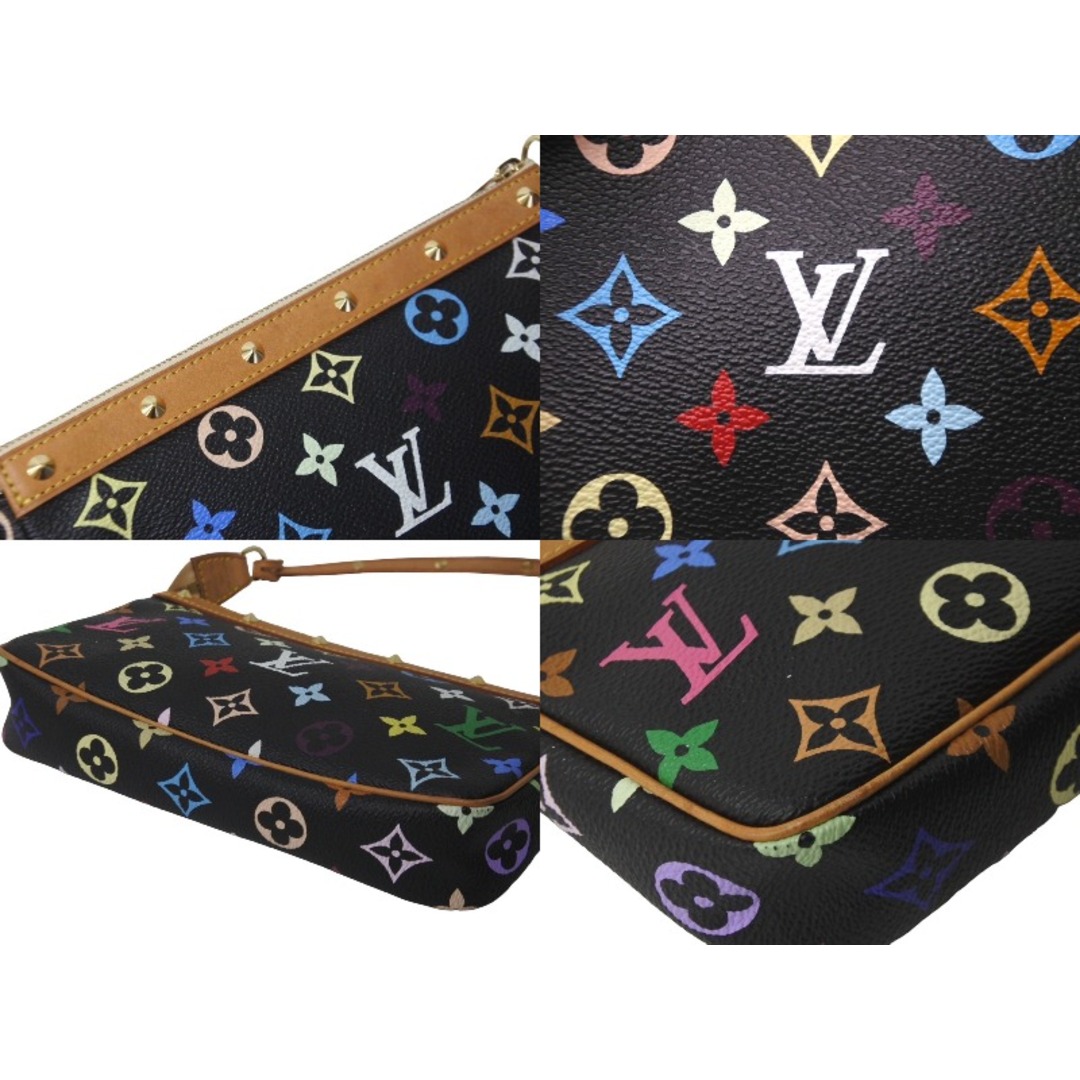 LOUIS VUITTON(ルイヴィトン)のLOUIS VUITTON ルイヴィトン モノグラムマルチ ポシェット アクセソワ―ル M92648 村上隆 ワンショルダー 美品 中古 62506 レディースのファッション小物(ポーチ)の商品写真