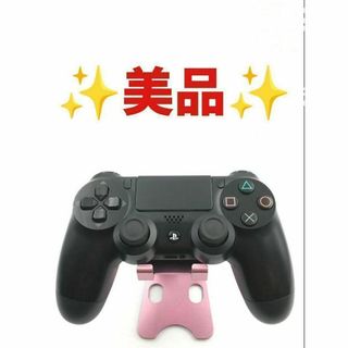 プレイステーション4(PlayStation4)の美品 PS4 コントローラー DUALSHOCK4 純正 ブラック　b-41(その他)