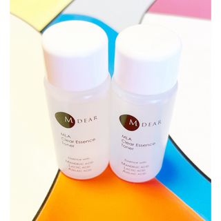 エムディア(M DEAR)のエムディア　MLAクリアエッセンストナー ふき取り用化粧水 30ml 2本セット(洗顔料)