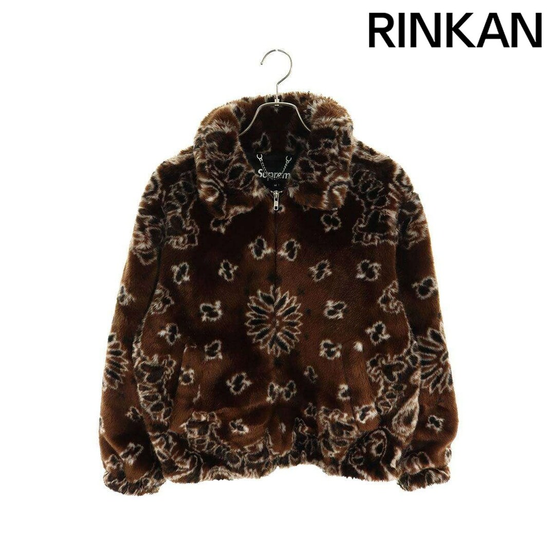 Supreme(シュプリーム)のシュプリーム  21SS  Bandana Faux Fur Bomber Jacket バンダナフェイクファーボンバージャケットブルゾン メンズ M メンズのジャケット/アウター(ブルゾン)の商品写真