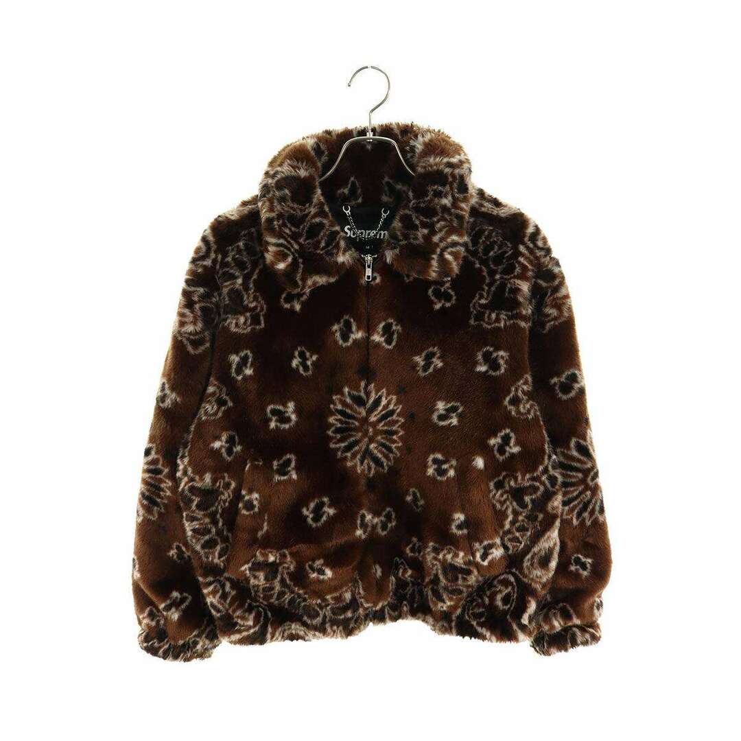 Supreme(シュプリーム)のシュプリーム  21SS  Bandana Faux Fur Bomber Jacket バンダナフェイクファーボンバージャケットブルゾン メンズ M メンズのジャケット/アウター(ブルゾン)の商品写真