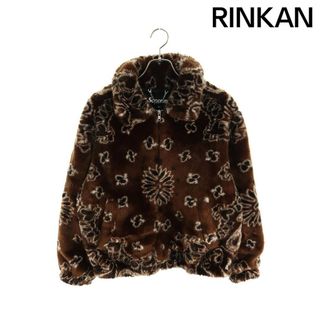 シュプリーム(Supreme)のシュプリーム  21SS  Bandana Faux Fur Bomber Jacket バンダナフェイクファーボンバージャケットブルゾン メンズ M(ブルゾン)