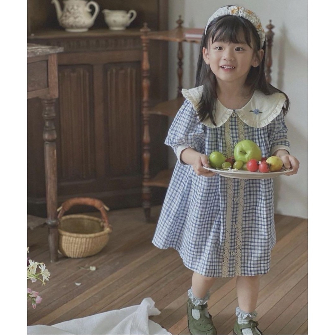 bonjour diary 4Y 中国セレショ限定 チュニックワンピース キッズ/ベビー/マタニティのキッズ服女の子用(90cm~)(ワンピース)の商品写真