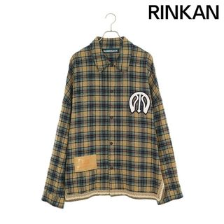 ネイムセイク NAMESAKE  BILL WARM UP L/S SHIRT チェック柄ビルウォームアップ長袖シャツ メンズ XL(シャツ)