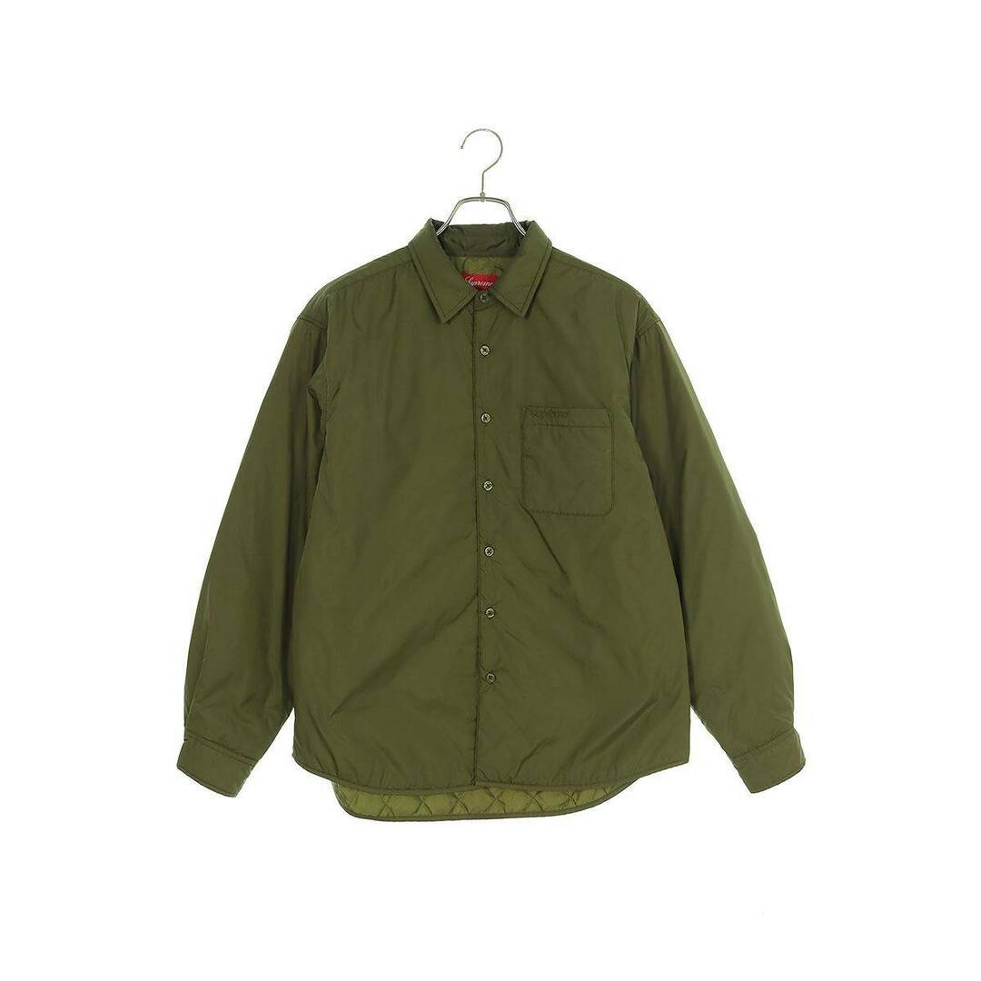 Supreme(シュプリーム)のシュプリーム  22AW  Nylon Filled Shirt ロゴ刺繍ナイロン長袖シャツ メンズ S メンズのトップス(シャツ)の商品写真