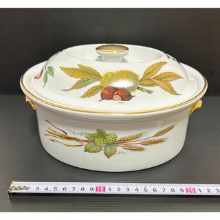 ロイヤルウースター(Royal Worcester)のロイヤルウースター　イブシャム　スープチューリン　金彩(食器)