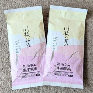 【未開封】抹茶入粉茶 川根の茶 100g×2 国産 南園製茶 緑茶(茶)