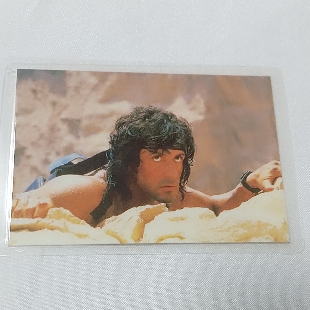 【送料込み】RAMBO 1988年 ラミネートカード ５枚set エンタメ/ホビーのタレントグッズ(その他)の商品写真