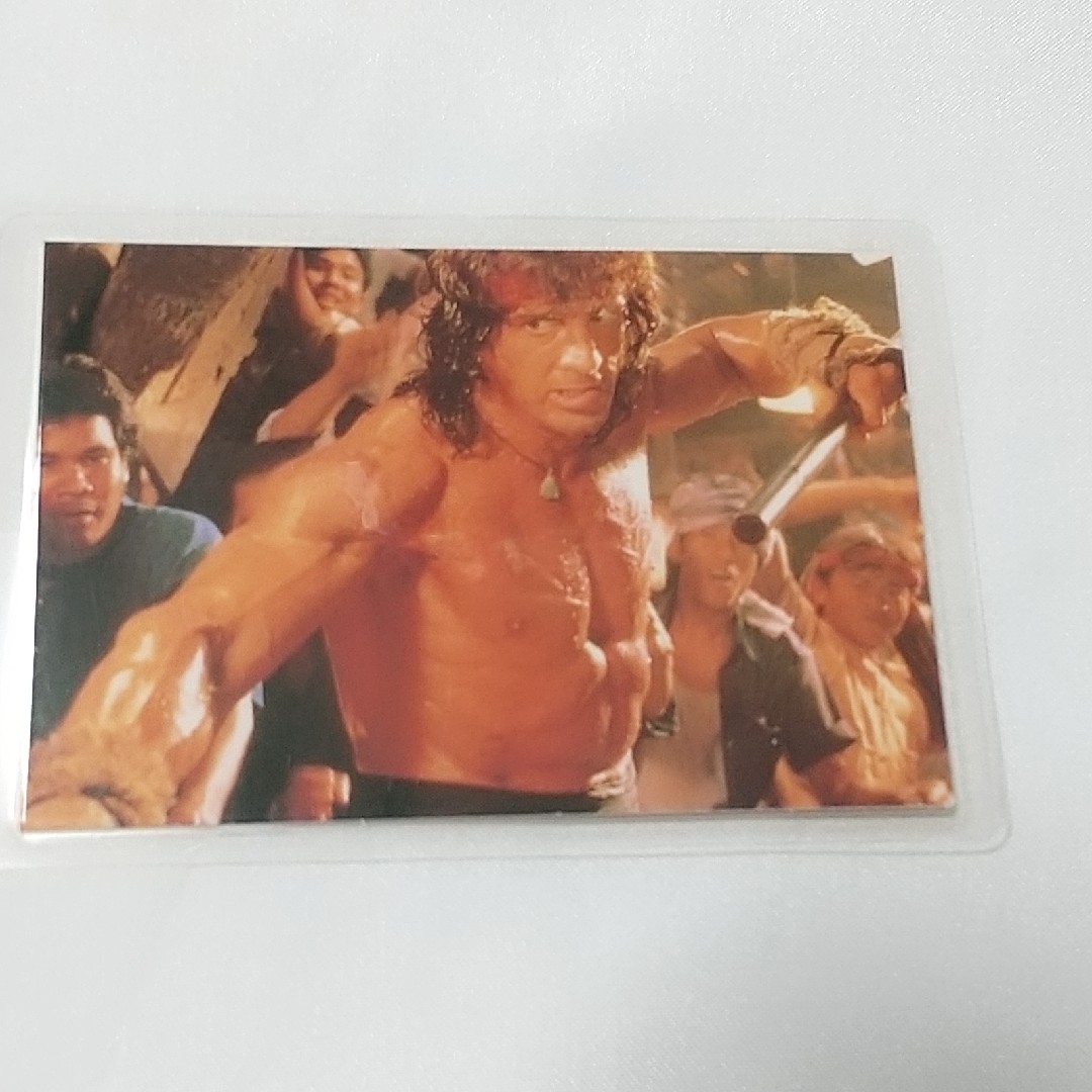 【送料込み】RAMBO 1988年 ラミネートカード ５枚set エンタメ/ホビーのタレントグッズ(その他)の商品写真