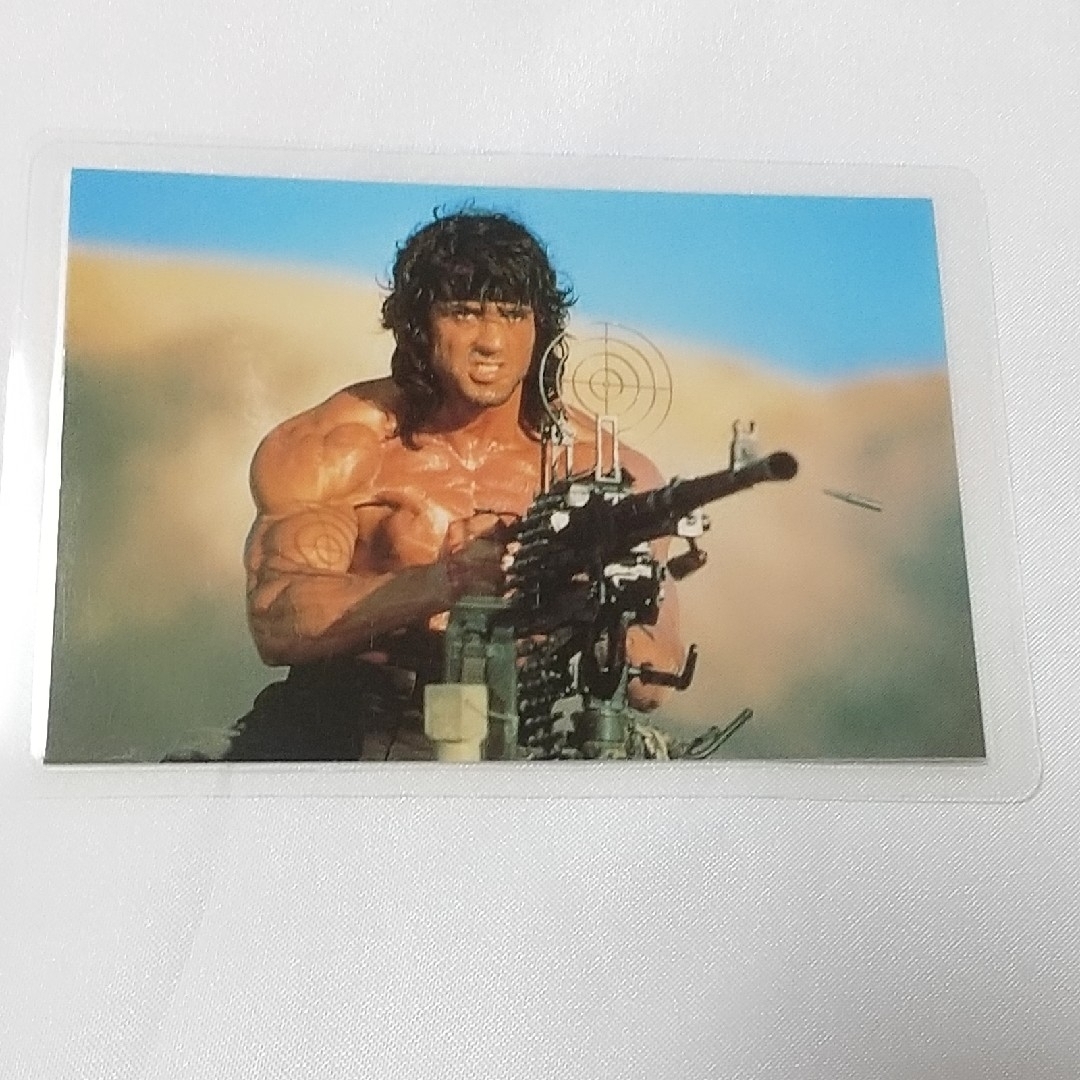 【送料込み】RAMBO 1988年 ラミネートカード ５枚set エンタメ/ホビーのタレントグッズ(その他)の商品写真