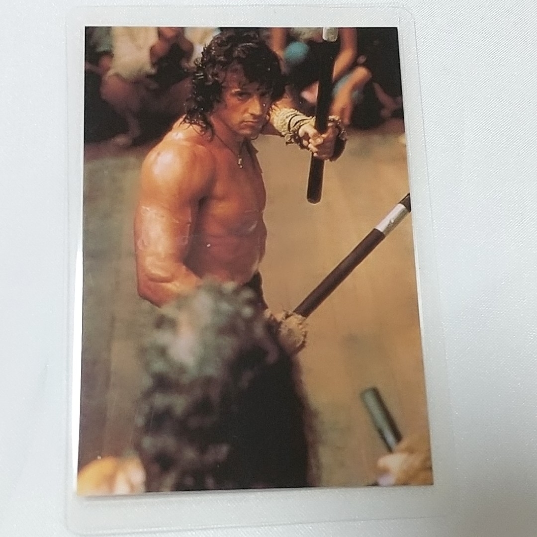 【送料込み】RAMBO 1988年 ラミネートカード ５枚set エンタメ/ホビーのタレントグッズ(その他)の商品写真