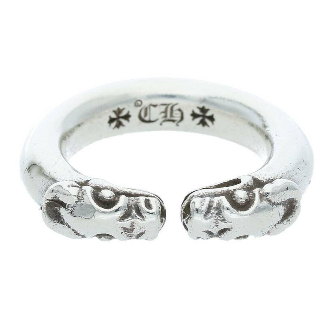 Chrome Hearts(クロムハーツ)のクロムハーツ  DOUBLE DOG RING/ダブルドッグ シルバーリング メンズ 16号 メンズのアクセサリー(リング(指輪))の商品写真