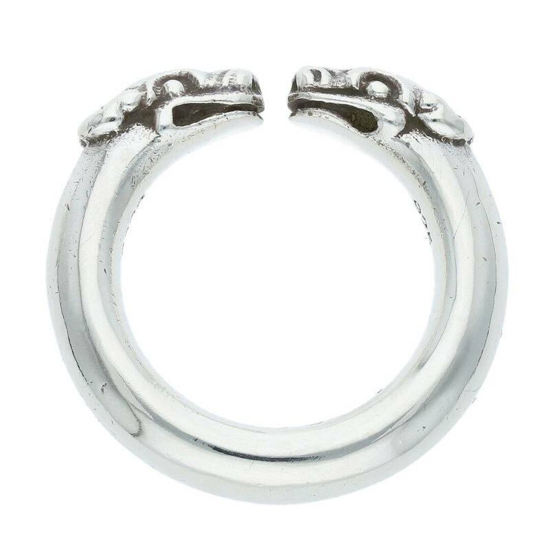 Chrome Hearts(クロムハーツ)のクロムハーツ  DOUBLE DOG RING/ダブルドッグ シルバーリング メンズ 16号 メンズのアクセサリー(リング(指輪))の商品写真