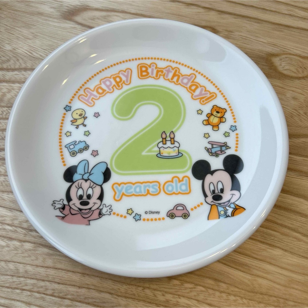 Disney(ディズニー)のディズニー誕生日プレート♡４枚セット インテリア/住まい/日用品のキッチン/食器(食器)の商品写真