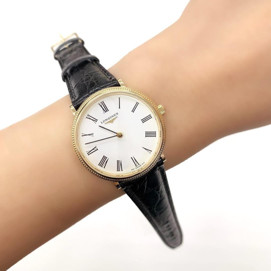 LONGINES - ロンジン 中古 メンズ LONGINES L847 手巻き 金無垢 LONGINES - ロンジン 中古 メンズ LONGINES L847 手巻き 金無垢